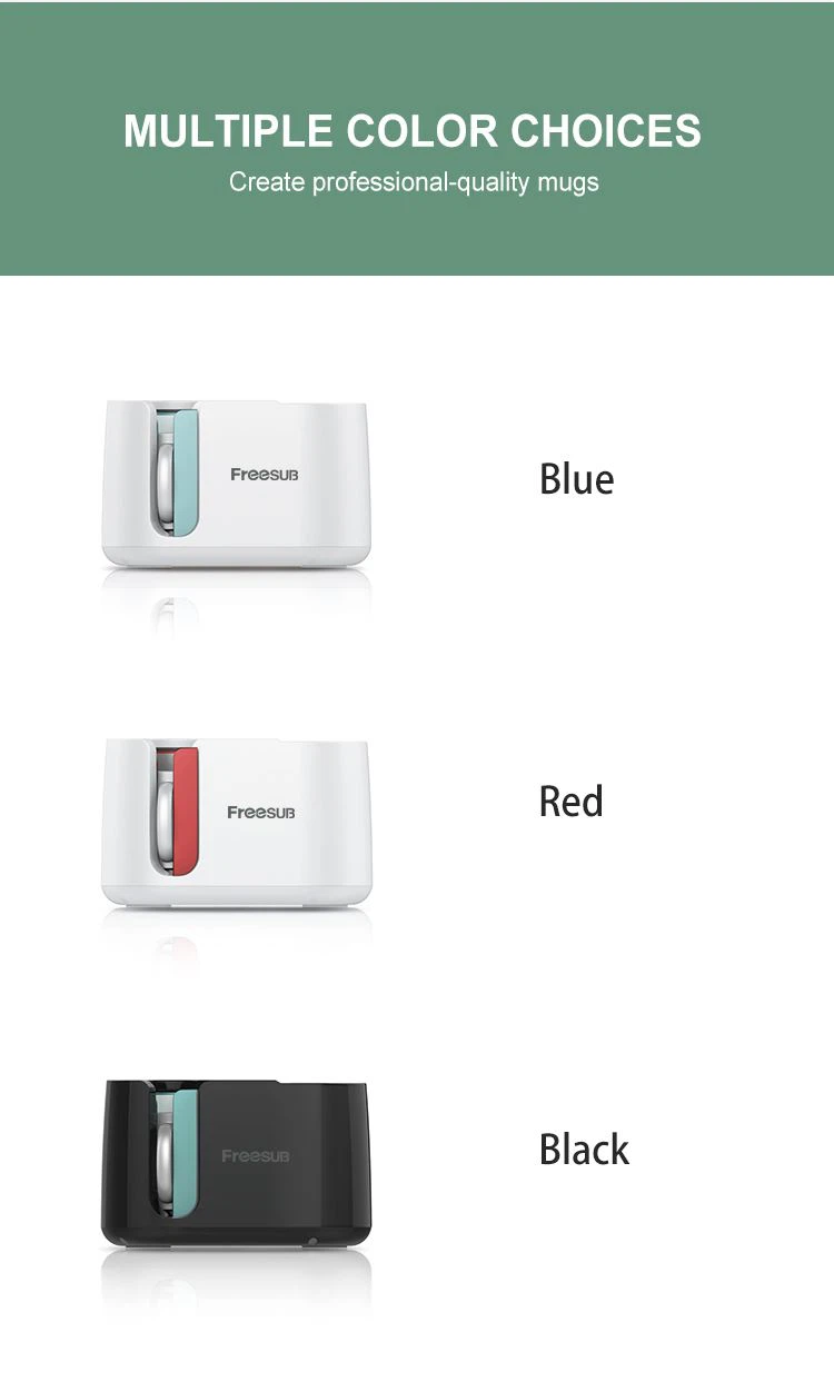 mug sublimation machine color options